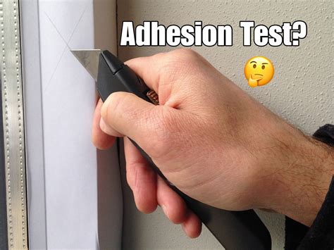 adhesion test of paint|paint adhesion test standard.